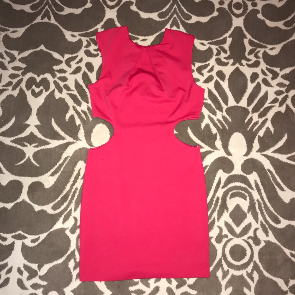 Pink ASOS Dress with cut-outs